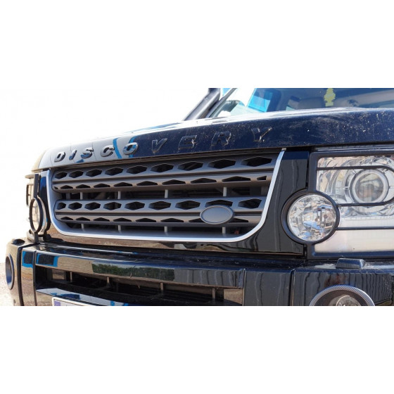 D4 TYPE GRILL SORT-SØLV-GRÅ L319