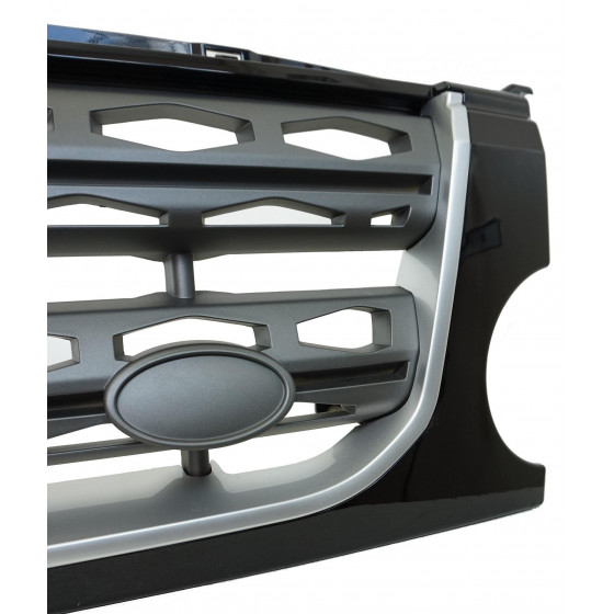 D4 TYPE GRILL SORT-SØLV-GRÅ L319