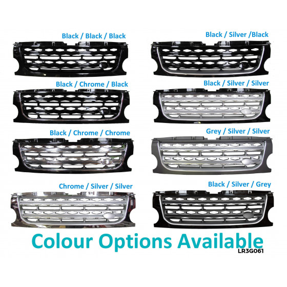 D4 TYPE GRILL SORT-CHROME-SORT L319