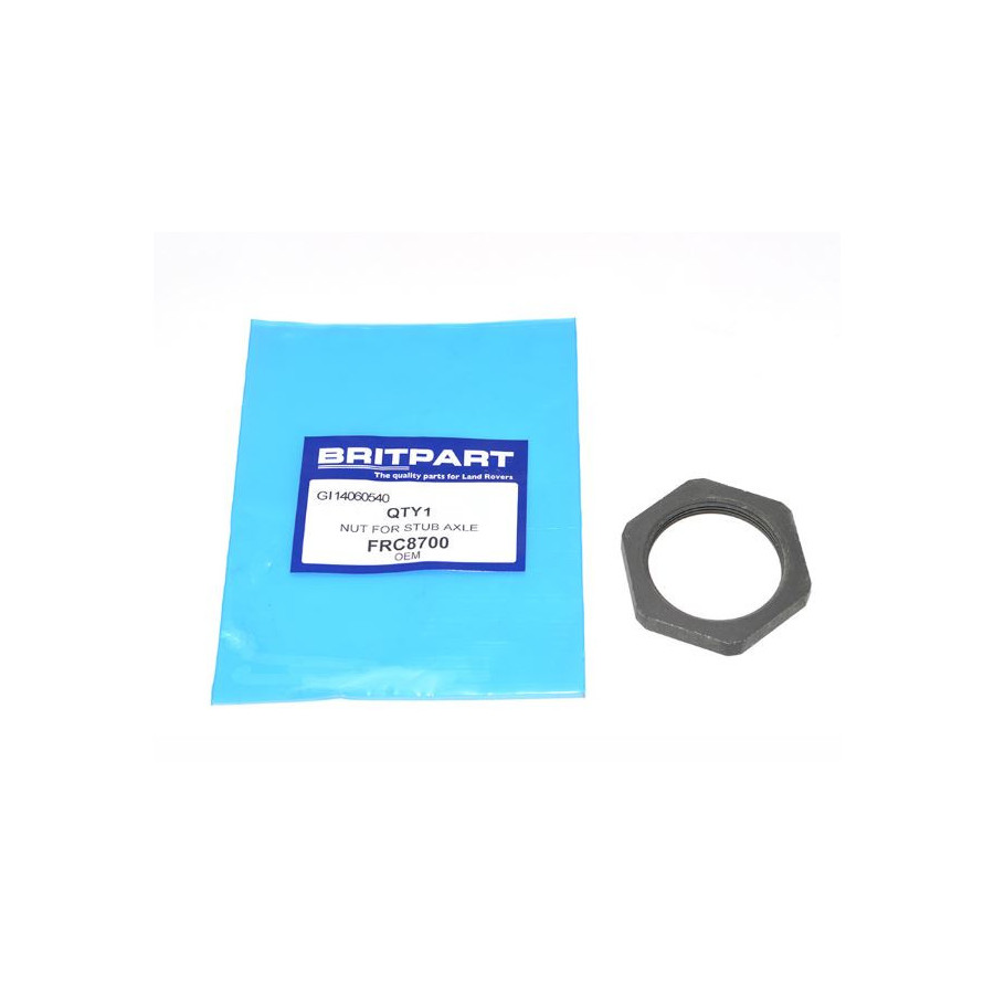 Kit - 2x mutter + låseskive hjullager