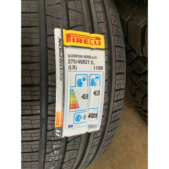 Sett med Range Rover Sport 21" Style 507 felger & 275/45 Pirelli Scorpion Verde All Season dekk