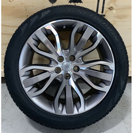 Sett med Range Rover Sport 21" Style 507 felger & 275/45 Pirelli Scorpion Verde All Season dekk