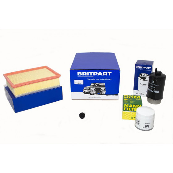 Filterkit Defender 2.2 Puma uten DPF - Defender 1987-2016 | LRbutikken