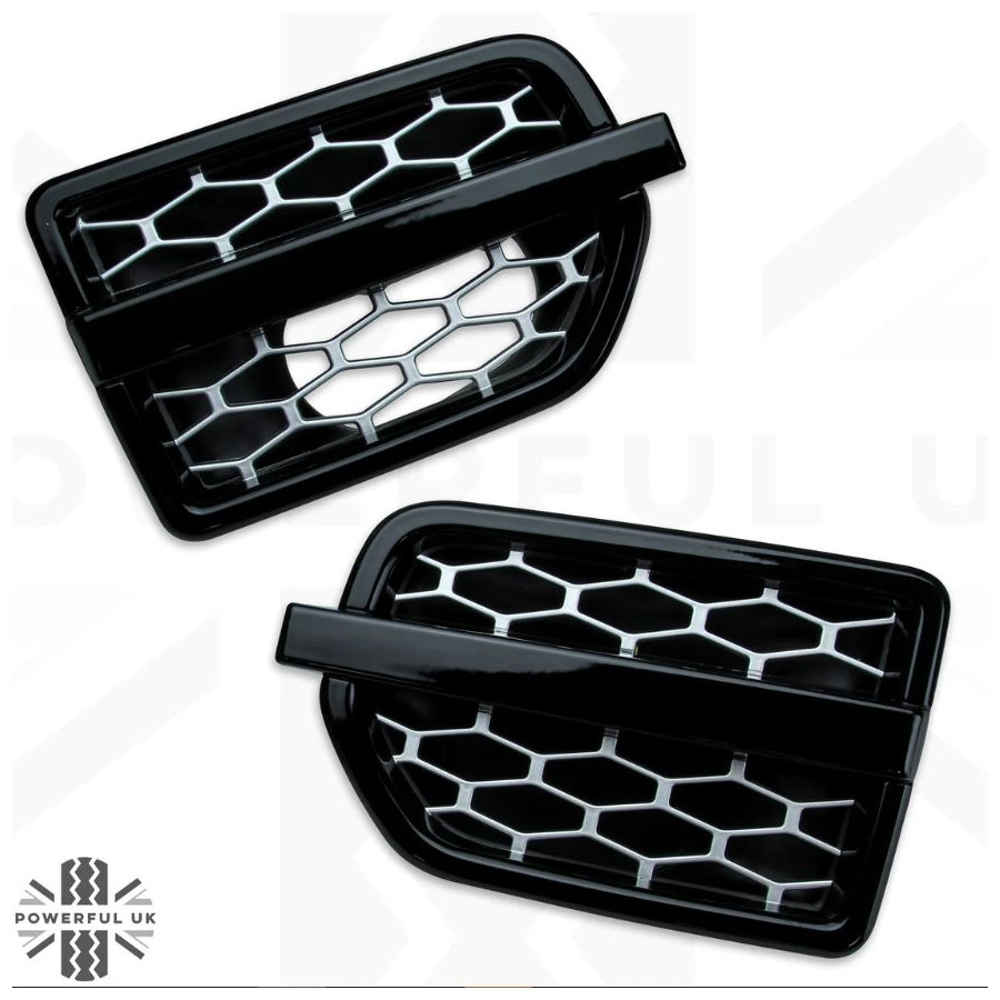 Discovery 4 luftinntak svart sølv - Britpart