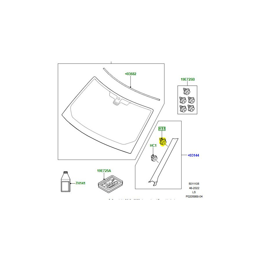 Klips A-stolpe - Original