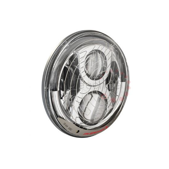 J.W. Speaker Defender LED lykter Chrome