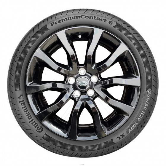Sett med type 5002 20" felger & Continental PremiumContact 6 dekk