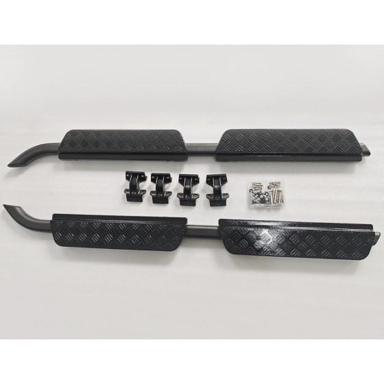 Stigtrinn 110 & 130 sort alu trinn