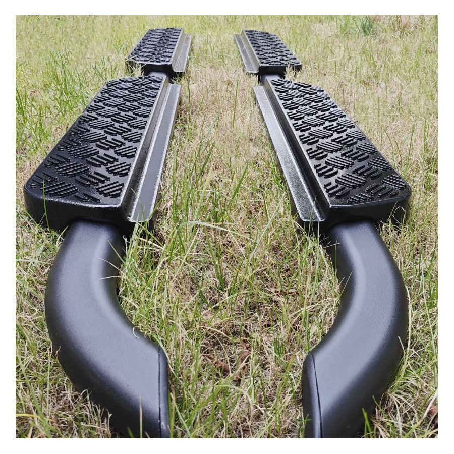 Stigtrinn 110 & 130 sort alu trinn