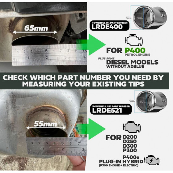 Eksostupper til L663 bensin