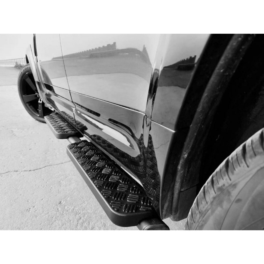 Stigtrinn 110 & 130 sort alu trinn