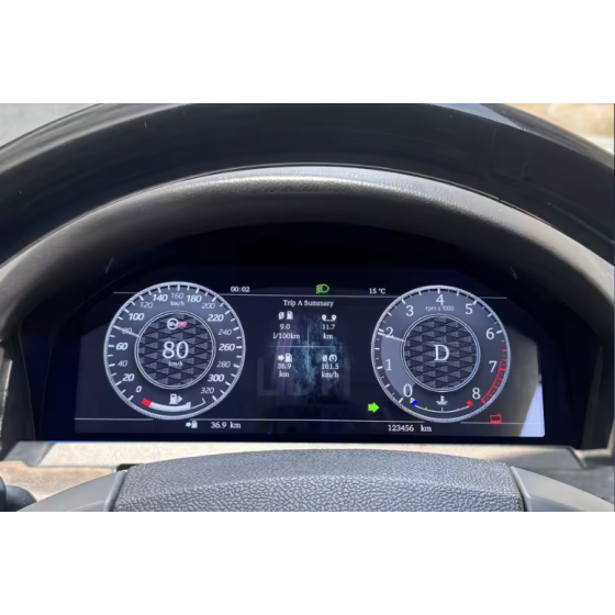 TFT digitalt instrument panel